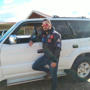Chaqueta Top Gun Negra Hombre